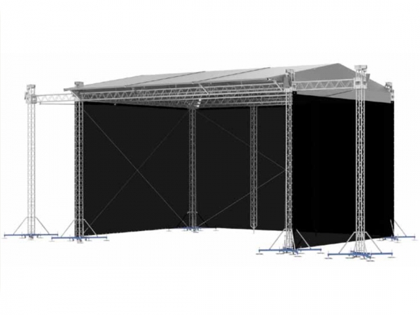  Milos Systems Roof Ground Support 13.5x15m Stage Used, Second hand 