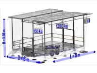  Stagepartner EcoSTAGE 8x6m Ground Support Used, Second hand 