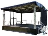  Trailer Stage 42 sqm Ground Support Used, Second hand 