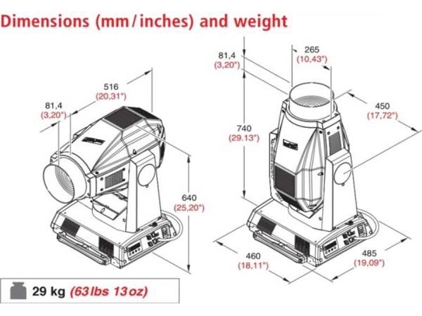  Claypaky Alpha Wash 1200 Halo Used, Second hand 