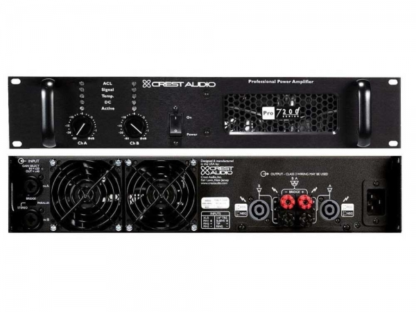  Crest Audio Pro 7200 Used, Second hand 