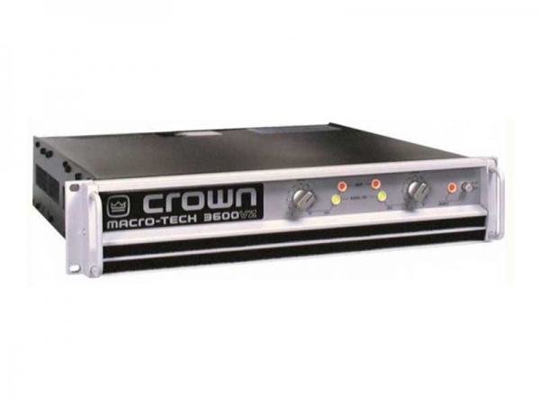  Crown Audio Macro-Tech 3600VZ Used, Second hand 