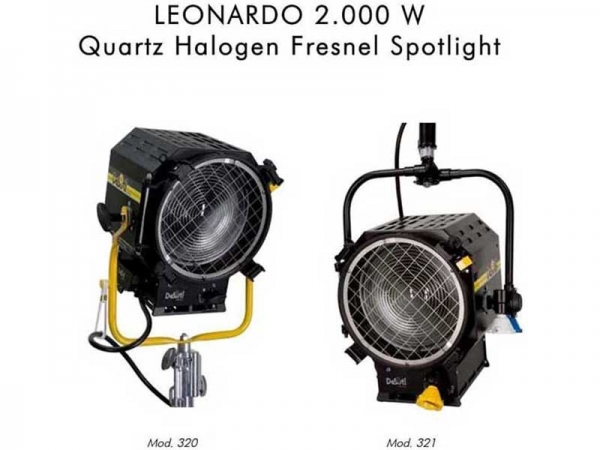  De Sisti Lighting Leonardo 2KW Fresnel Used, Second hand 