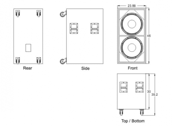  JBL CSR82L Package Used, Second hand 