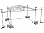  NEXT Truss SDR40 12x10m Stage Roof Used, Second hand 