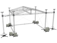  NEXT Truss SDR40 12x10m Stage Roof Used, Second hand 